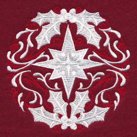 Folk Christmas Star Circle