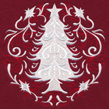 Folk Christmas Tree Circle