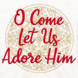 Christmas Spirited Sayings - O Come Let Us Adore Him