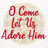 Christmas Spirited Sayings - O Come Let Us Adore Him
