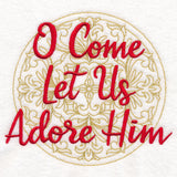 Christmas Spirited Sayings - O Come Let Us Adore Him