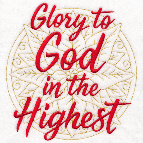 Christmas Spirited Sayings - Glory to God in the Highest