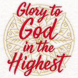 Christmas Spirited Sayings - Glory to God in the Highest