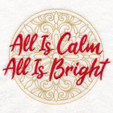 Christmas Spirited Sayings - All Is Calm, All Is Bright