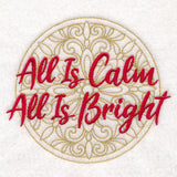 Christmas Spirited Sayings - All Is Calm, All Is Bright