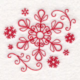 Nostalgic Christmas - Snowflake (Redwork)
