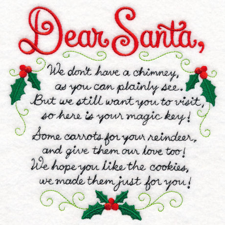 Santa's Magic Key Poem