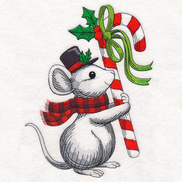 Cozy Christmas Mouse