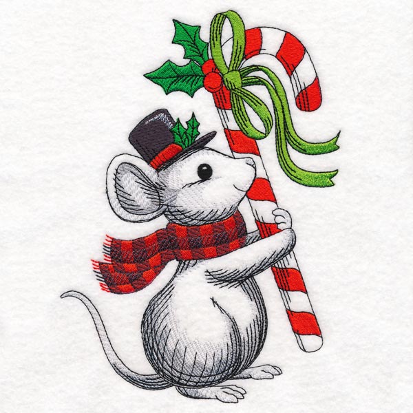 Cozy Christmas Mouse