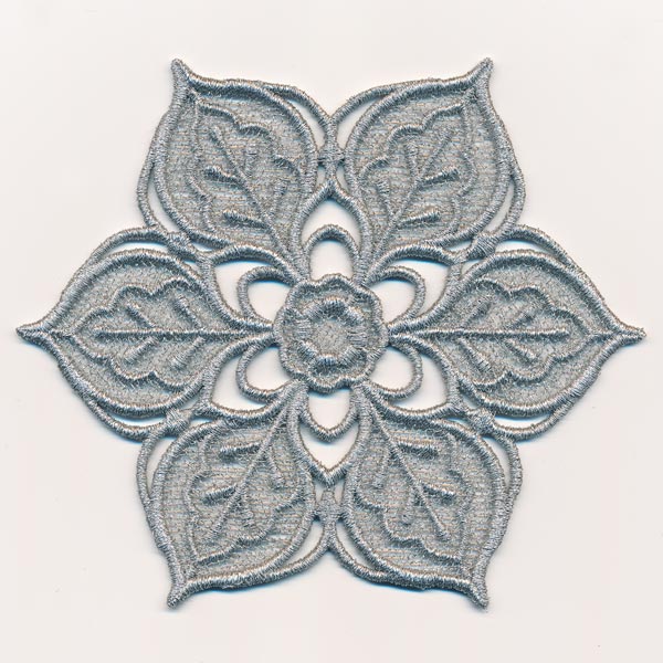 Floral Snowflake Gift Topper (Lace)