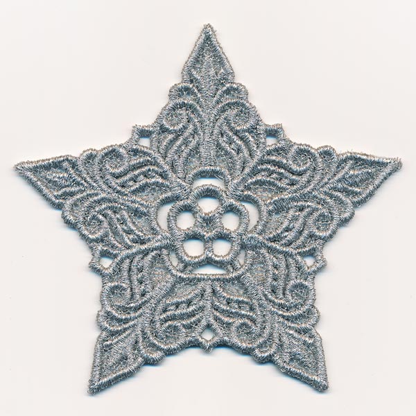 Star Gift Topper (Lace)