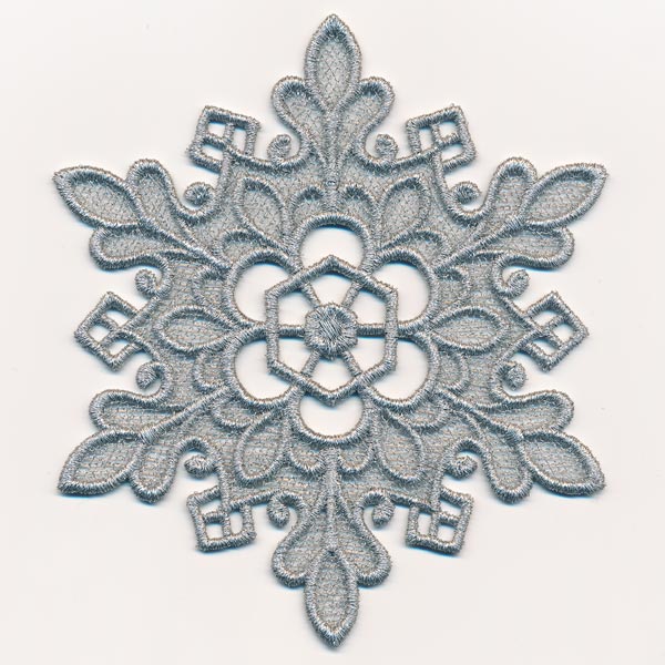 Crystal Snowflake Gift Topper (Lace)