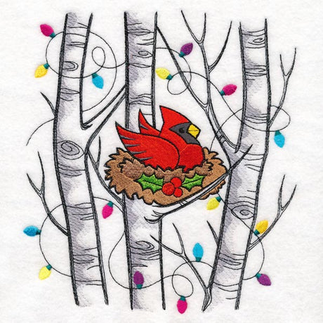 Festive Yuletide Cardinal