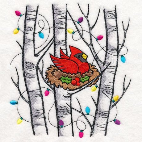 Festive Yuletide Cardinal