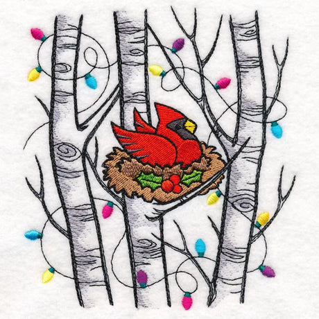 Festive Yuletide Cardinal