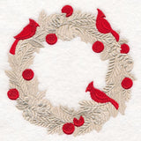 Baroque Cardinal Wreath