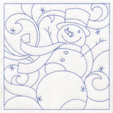 Winter Quilting - Snowman (Double Run)