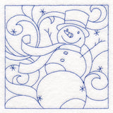 Winter Quilting - Snowman (Double Run)