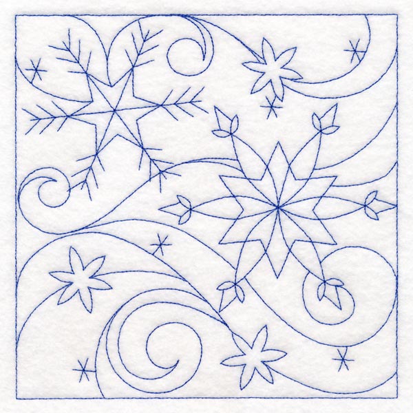 Winter Quilting - Snowflake (Double Run)