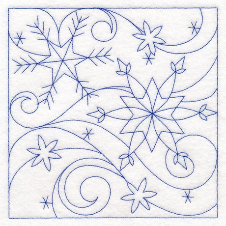 Winter Quilting - Snowflake (Double Run)