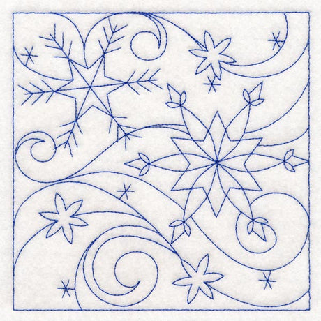 Winter Quilting - Snowflake (Double Run)