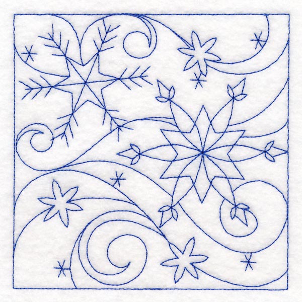 Winter Quilting - Snowflake (Double Run)
