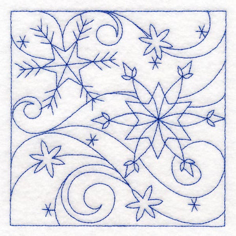 Winter Quilting - Snowflake (Double Run)