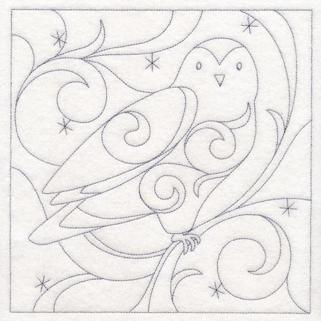 Winter Quilting - Snowy Owl (Double Run)