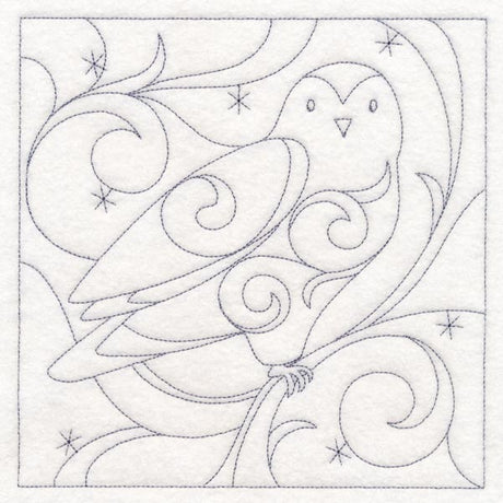 Winter Quilting - Snowy Owl (Double Run)