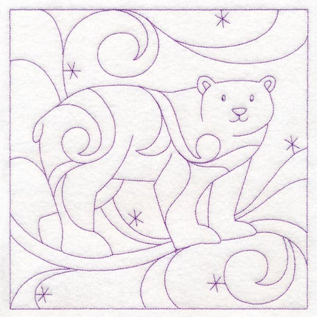 Winter Quilting - Polar Bear (Double Run)