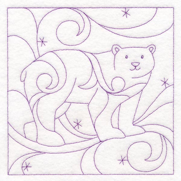 Winter Quilting - Polar Bear (Double Run)