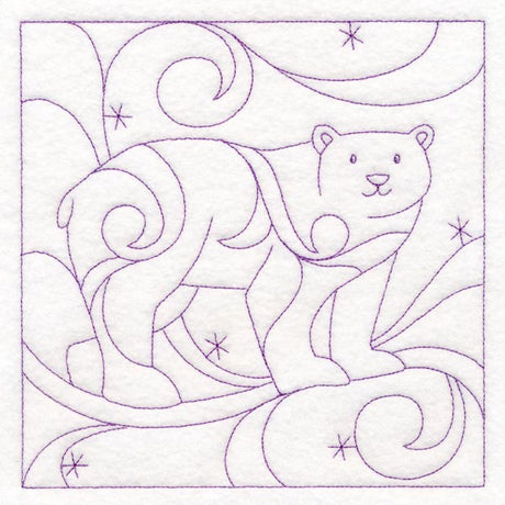Winter Quilting - Polar Bear (Double Run)