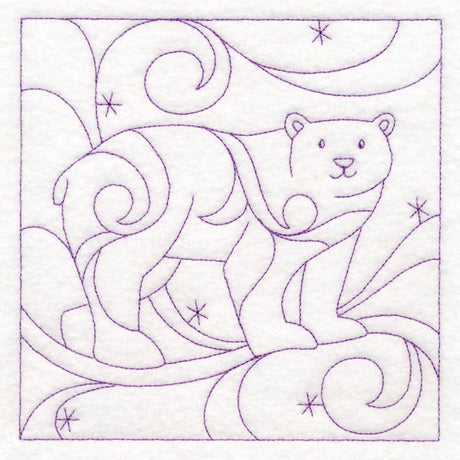 Winter Quilting - Polar Bear (Double Run)
