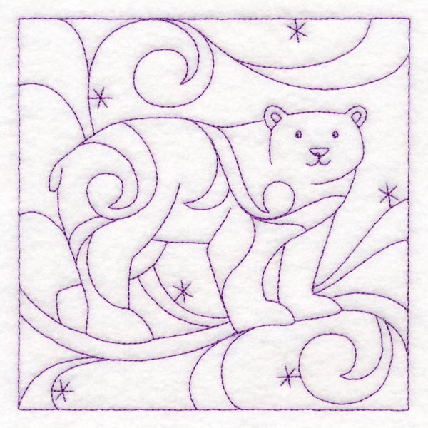 Winter Quilting - Polar Bear (Double Run)