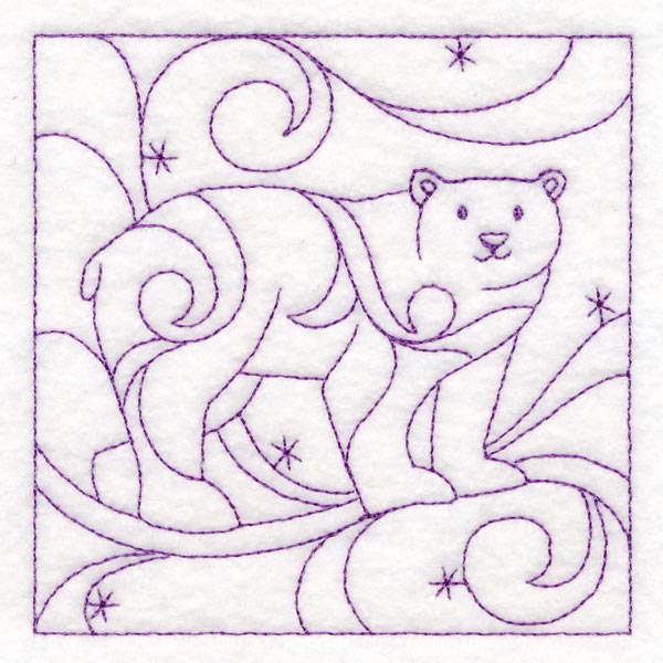 Winter Quilting - Polar Bear (Double Run)
