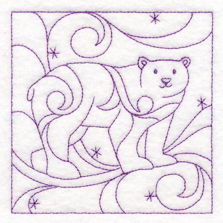 Winter Quilting - Polar Bear (Double Run)