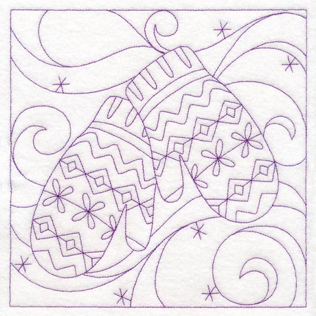 Winter Quilting - Mitten (Double Run)