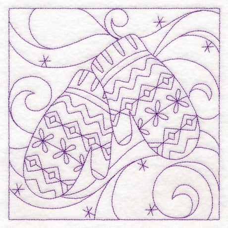 Winter Quilting - Mitten (Double Run)