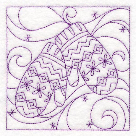 Winter Quilting - Mitten (Double Run)