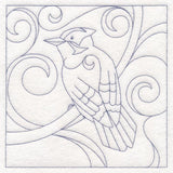 Winter Birds Quilting - Downy Woodpecker (Double Run)