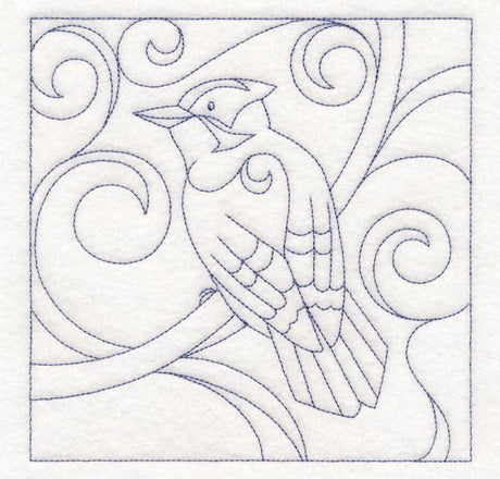 Winter Birds Quilting - Downy Woodpecker (Double Run)