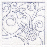 Winter Birds Quilting - Downy Woodpecker (Double Run)