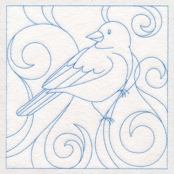 Winter Birds Quilting - Junco (Double Run)