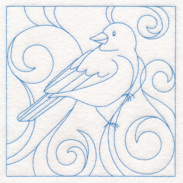 Winter Birds Quilting - Junco (Double Run)