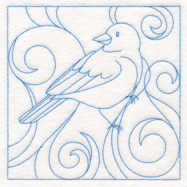Winter Birds Quilting - Junco (Double Run)