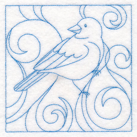 Winter Birds Quilting - Junco (Double Run)