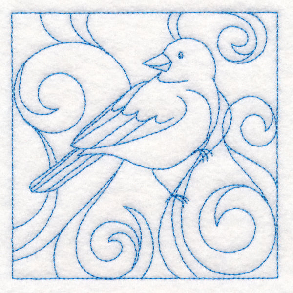 Winter Birds Quilting - Junco (Double Run)