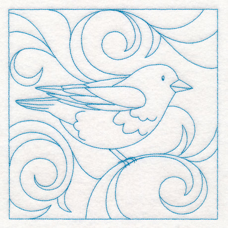 Winter Birds Quilting - Rosy Finch (Double Run)