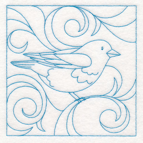 Winter Birds Quilting - Rosy Finch (Double Run)