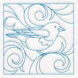 Winter Birds Quilting - Rosy Finch (Double Run)